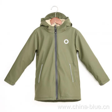 Fashion boys rain coat jacket